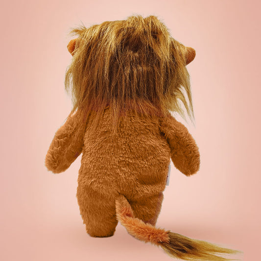Jr. Braveheart – Flat Lion Plush Toy for Toddlers | SnuggyBuggy