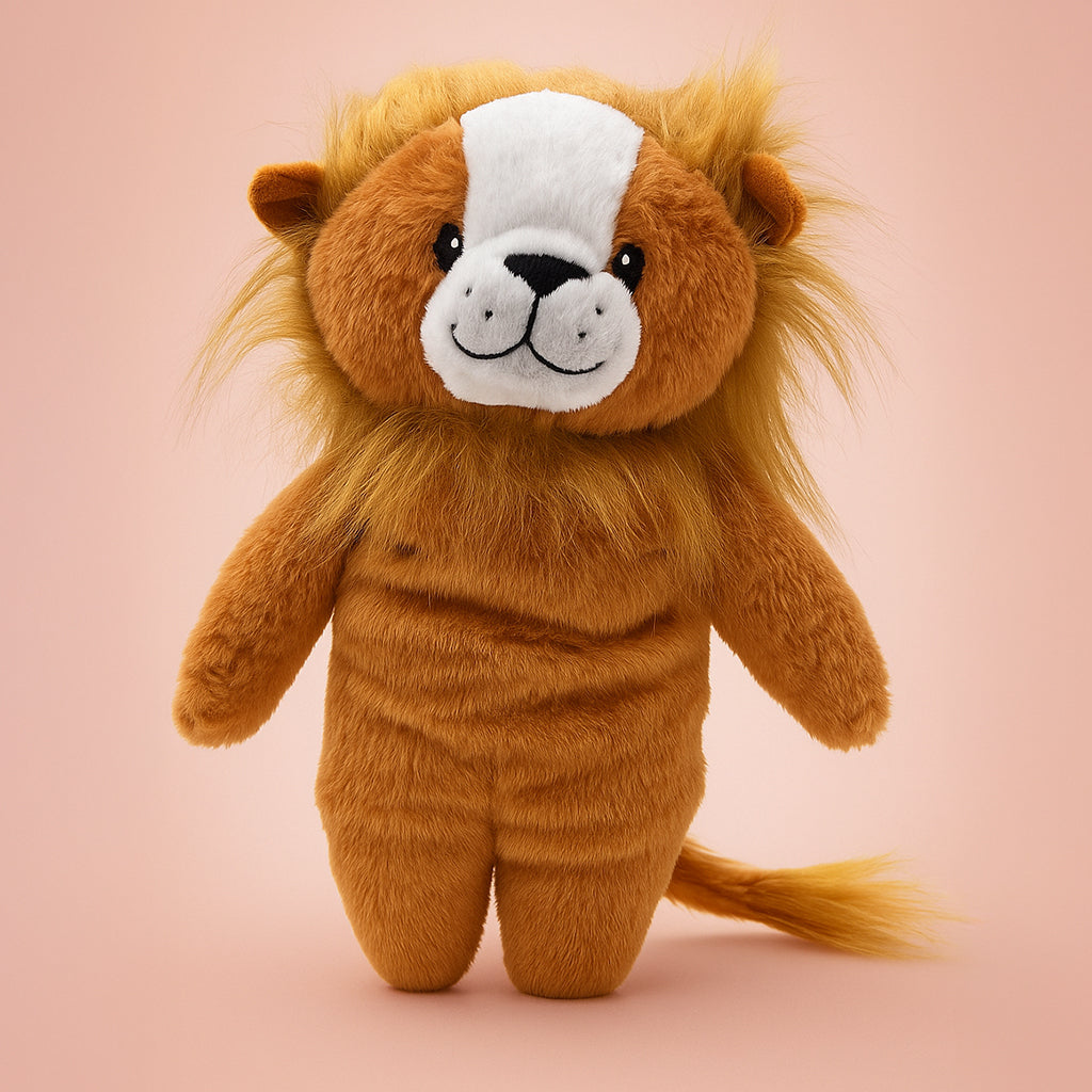 Jr. Braveheart – Flat Lion Plush Toy for Toddlers | SnuggyBuggy