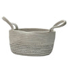 Mini Cotton Rope Storage Basket with handle