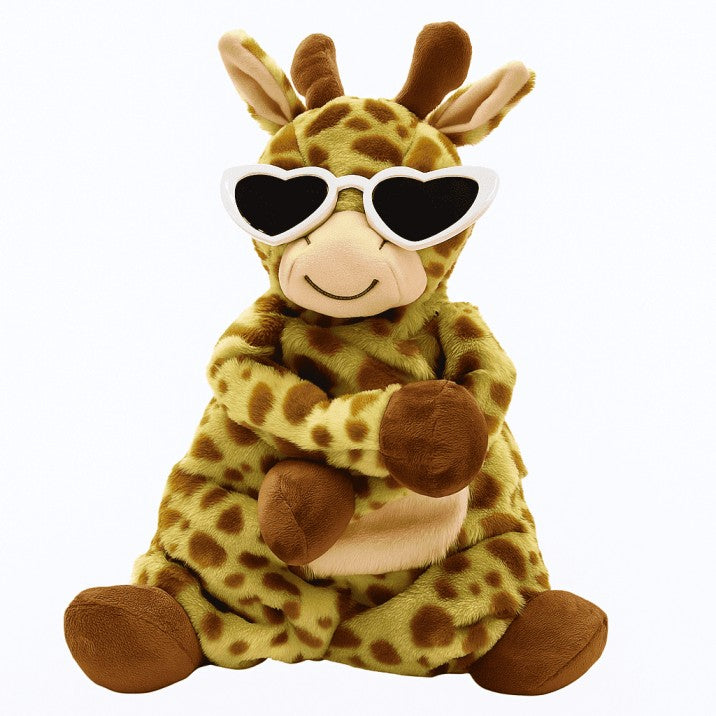 Raffi the Giraffe - Flat Plush Giraffe Toy for Tall Tales & Soft Moments | SnuggyBuggy
