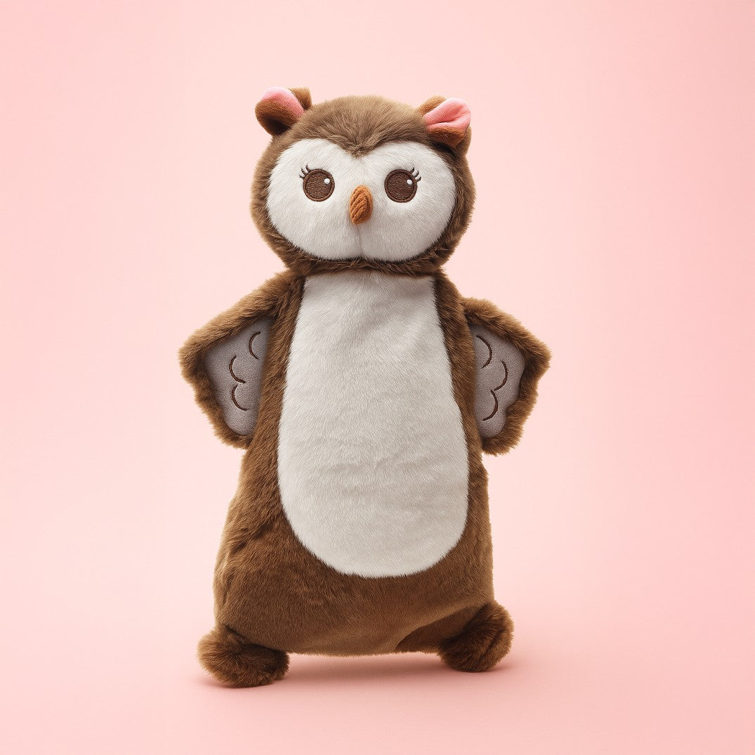 Oli the Owl – Soft, Flat & Huggable Travel Buddy